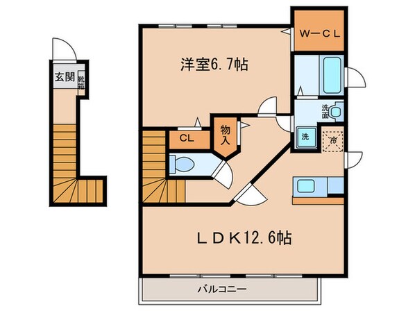 パストラルフラッツ　Ⅰの物件間取画像